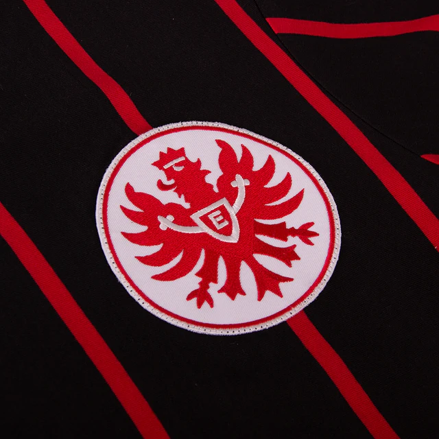 COPA Eintracht Frankfurt 1972/73 Retro Trikot schwarz-rot