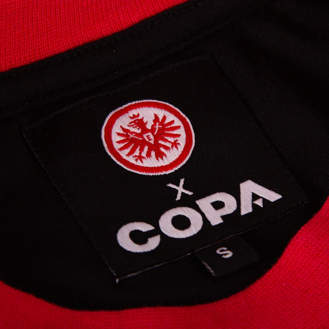 COPA Eintracht Frankfurt 1972/73 Retro Trikot schwarz-rot