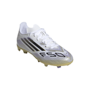 adidas F50 League FG/MG Fußballschuhe weiß Kinder