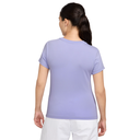 Nike Sportswear Chill Knit Mod-Crop-T-Shirt lila Damen