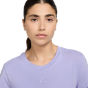 Nike Sportswear Chill Knit Mod-Crop-T-Shirt lila Damen