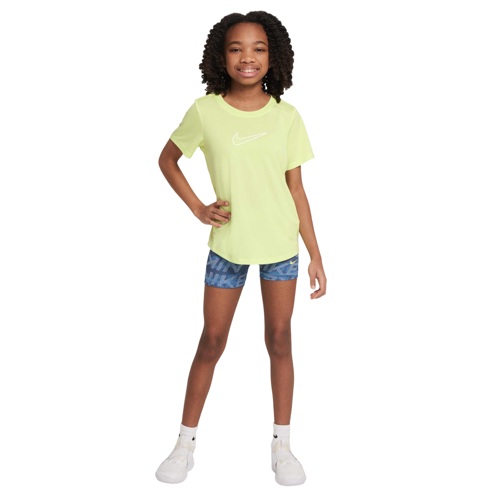 Nike One Tempo Dri-Fit Laufshirt gelb Kinder  