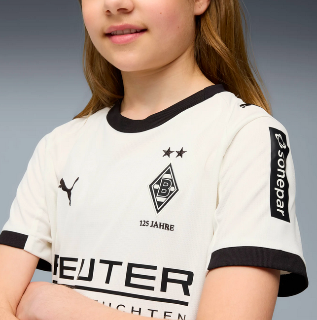 Puma Borussia Mönchengladbach 25/26 Heimtrikot weiß Kinder  