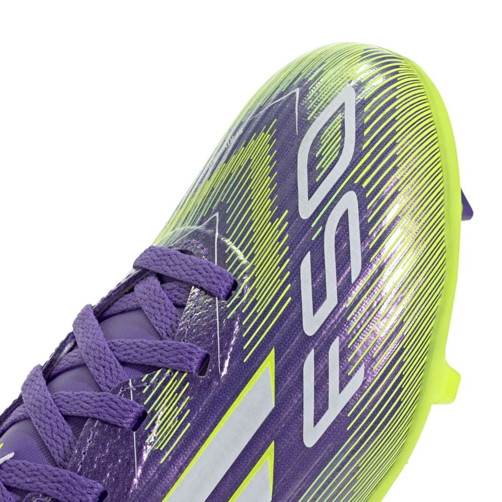 adidas F50 League Fußballschuhe FG/MG lila Kinder