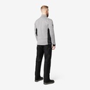 FHB Patrick Strick-Fleece-Troyer grau Herren