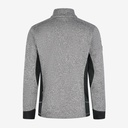 FHB Patrick Strick-Fleece-Troyer grau Herren