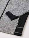 FHB Christoph Strick-Fleece-Jacke grau Herren