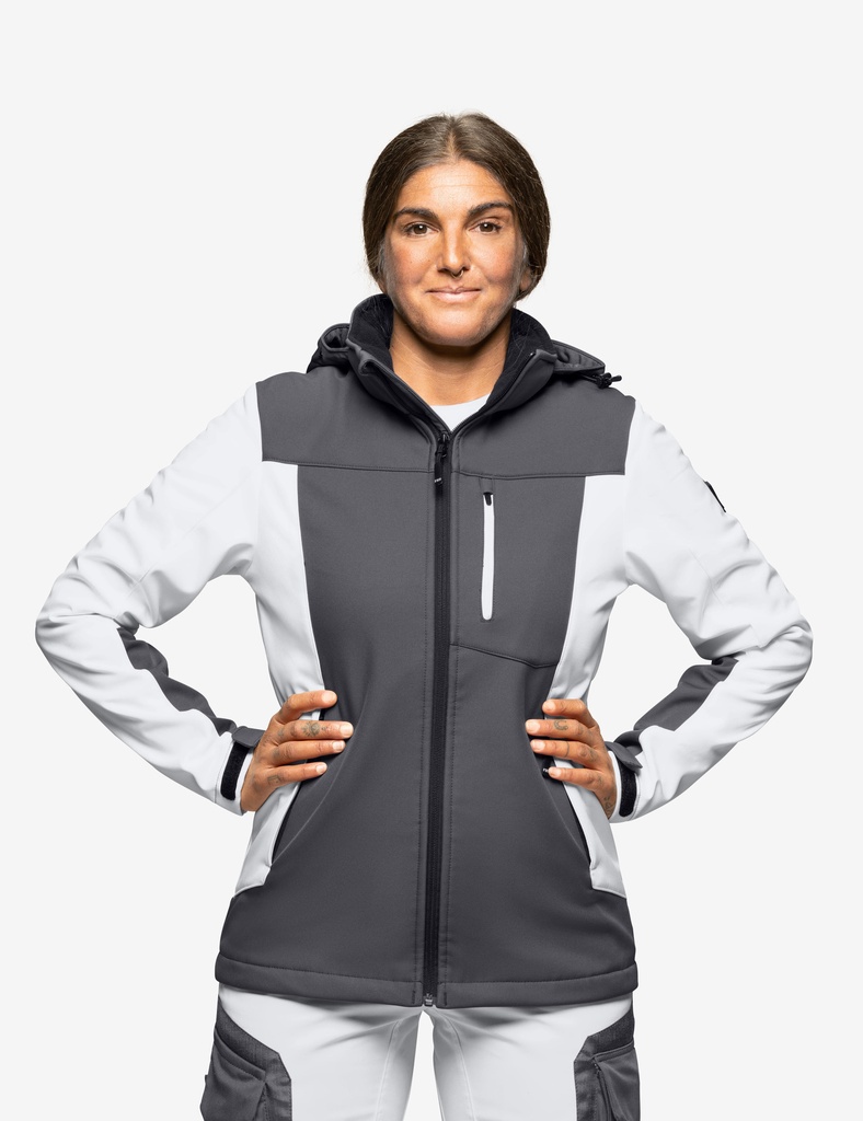 FHB Julia Softshelljacke weiß Damen