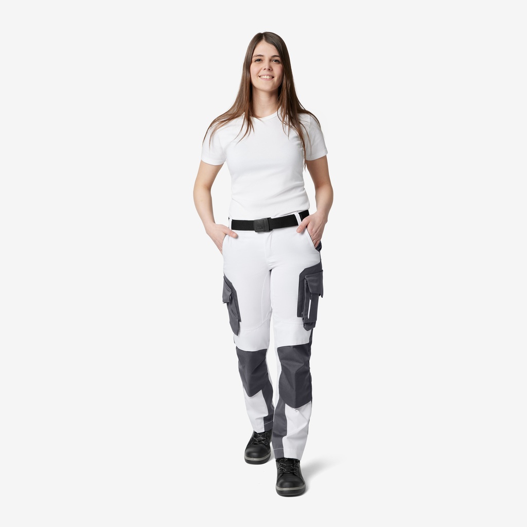 FHB Alma Arbeitshose weiß Damen