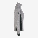 FHB Marieke Strick-Fleece-Jacke grau Damen