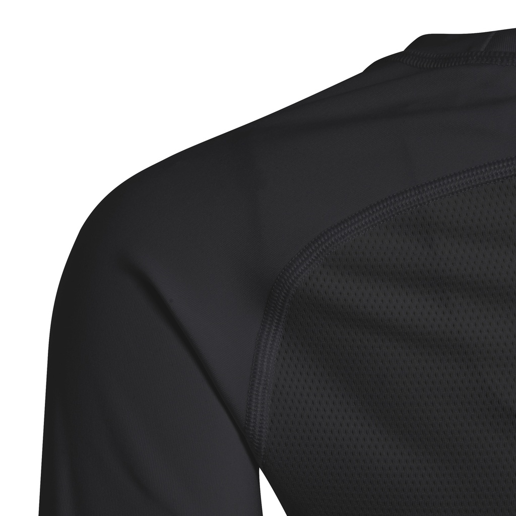 adidas Fußball T-Shirt Langarm schwarz Kinder