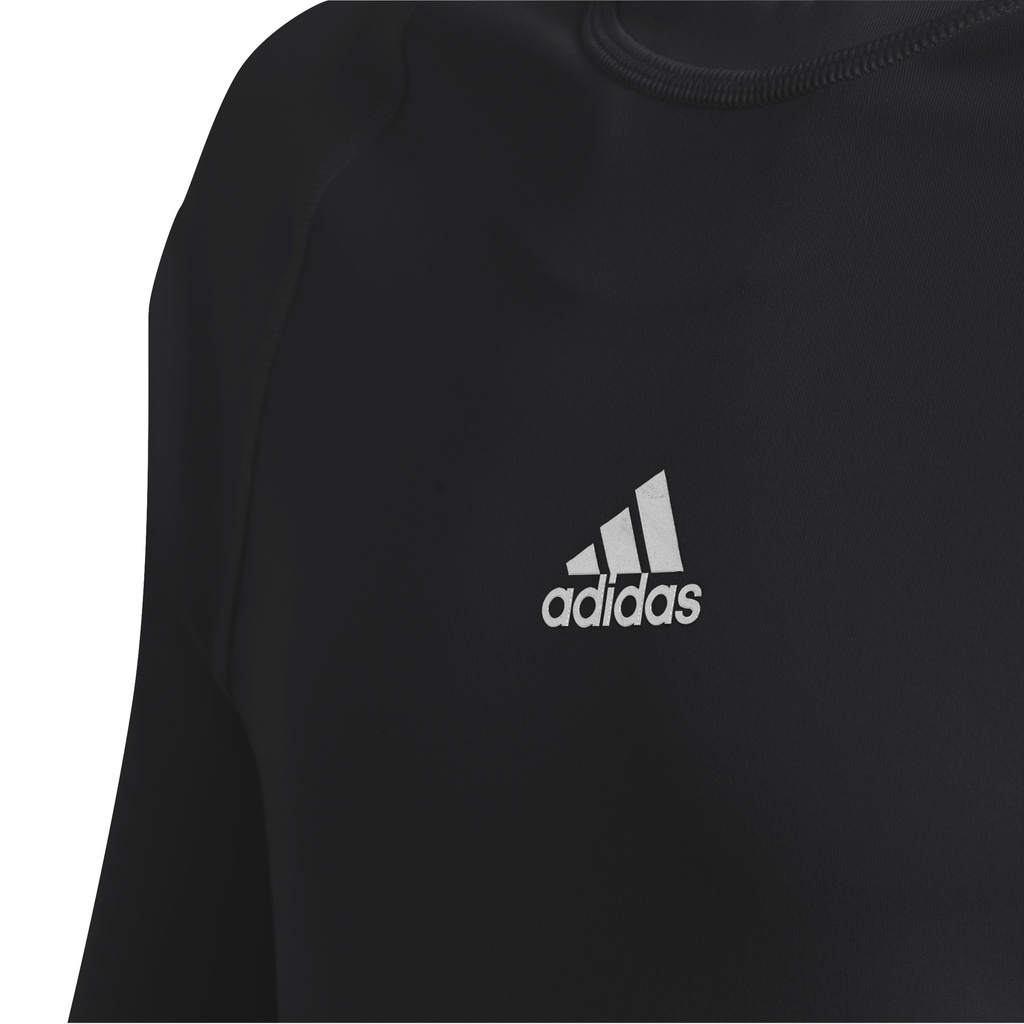 adidas Fußball T-Shirt Langarm schwarz Kinder