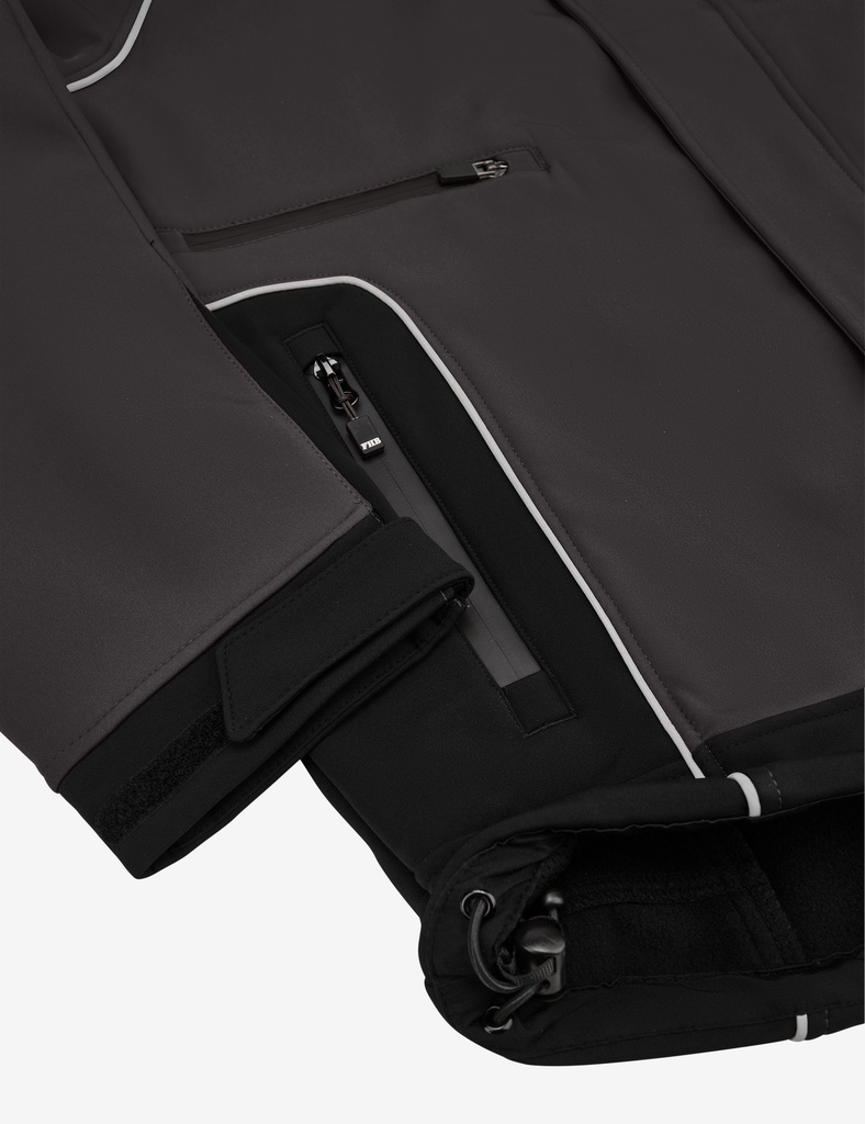 FHB Walter Softshelljacke grau Herren