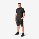 FHB Konrad Polo-Shirt grau Herren