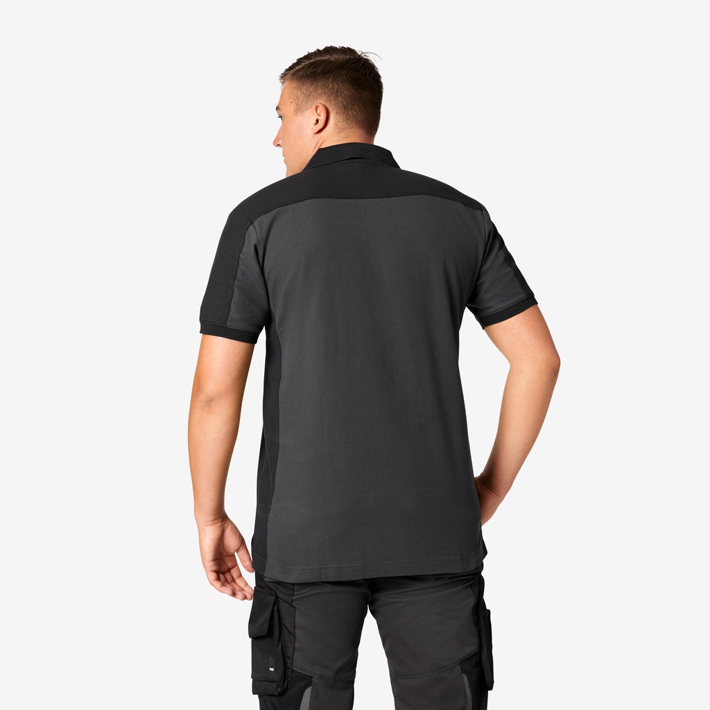 FHB Konrad Polo-Shirt grau Herren