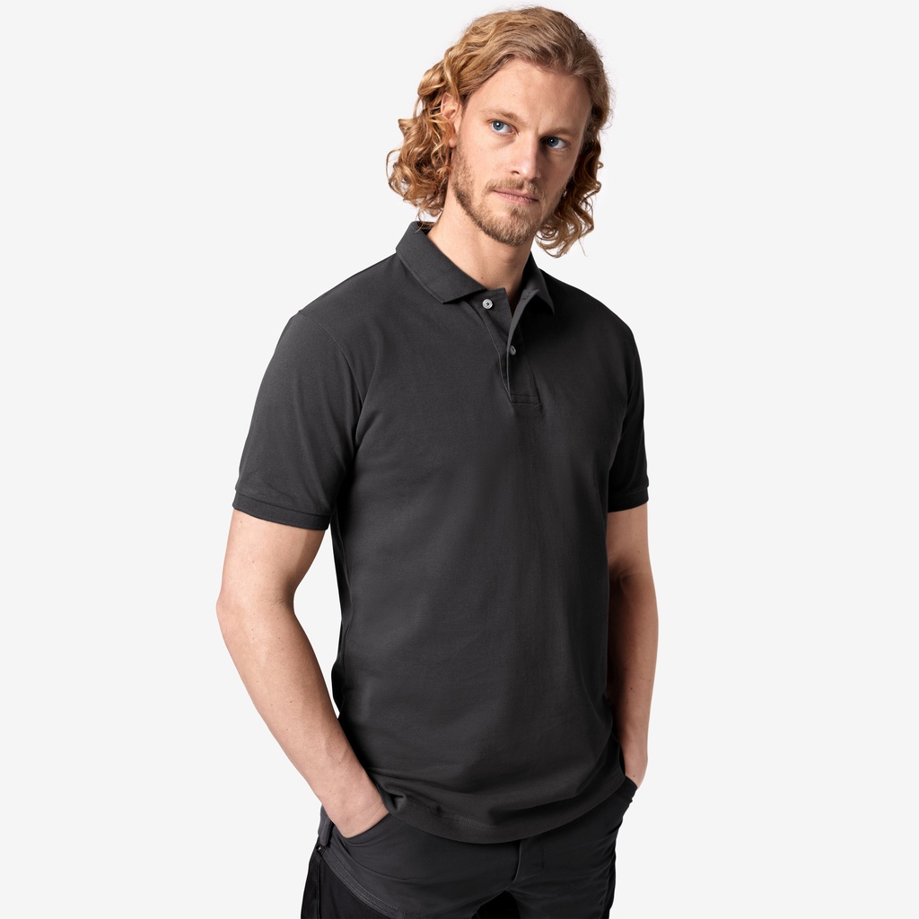 FHB Daniel Polo-Shirt grau Herren