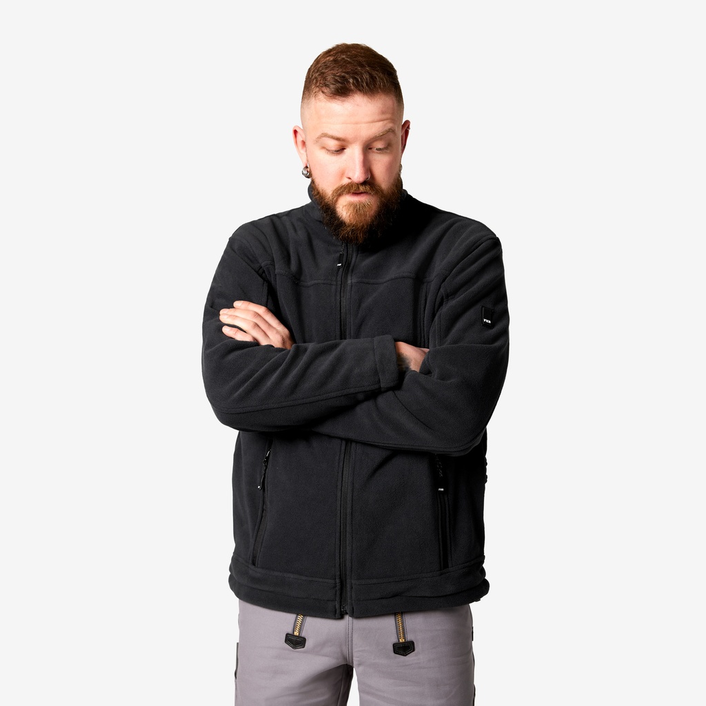 FHB Roman Fleece-Jacke grau Herren