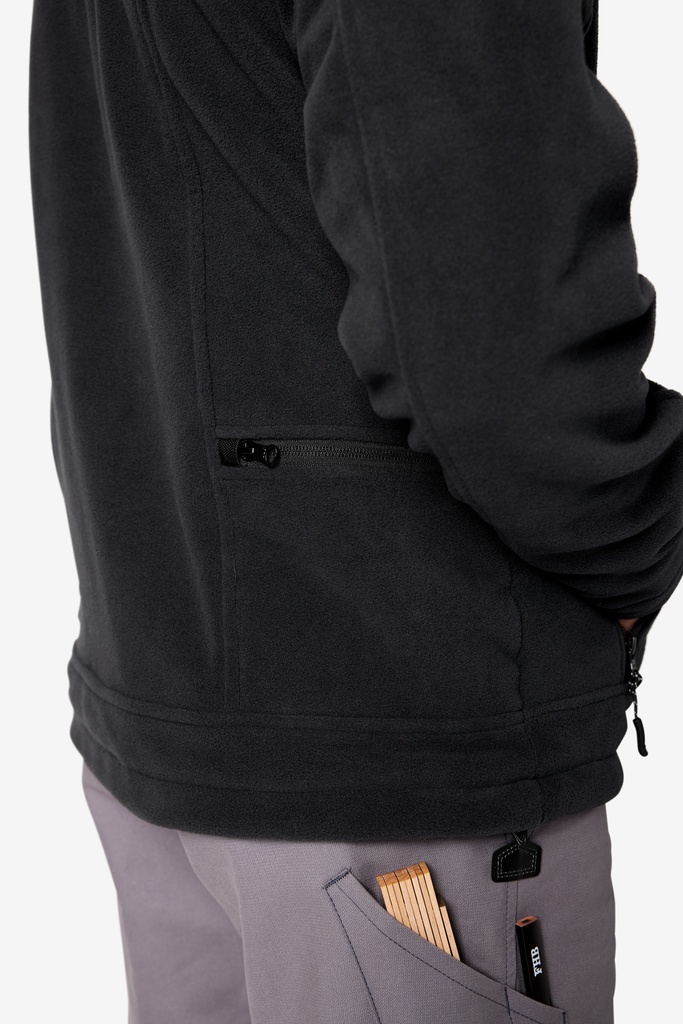 FHB Roman Fleece-Jacke grau Herren