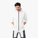 FHB QUENTIN Hoodie-Jacke unisex weiß