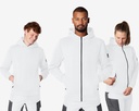FHB QUENTIN Hoodie-Jacke unisex weiß