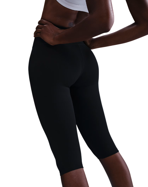 Nike One Capri-Leggings mit hohem Bund schwarz Damen