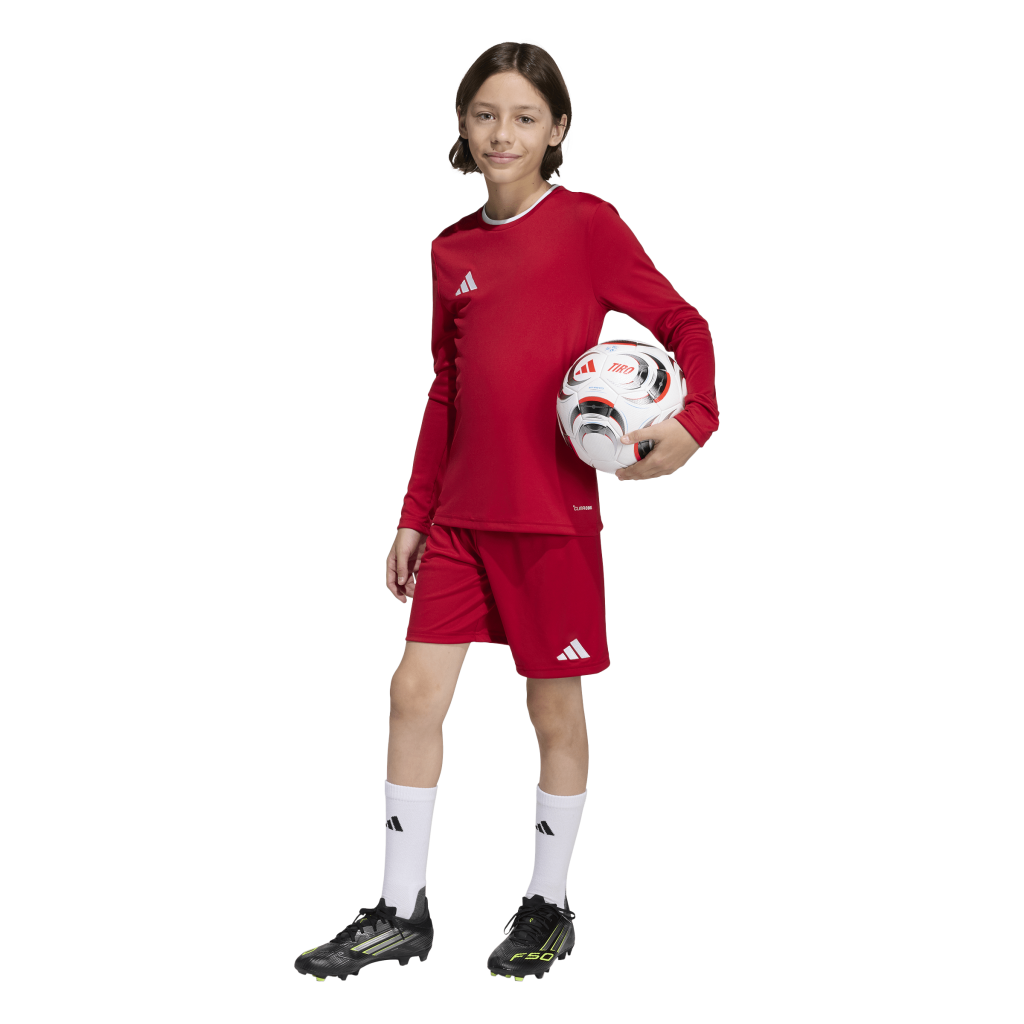 adidas Entrada 26 Trikot Langarm rot Kinder