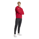 adidas Entrada 26 Fleece Kapuzenjacke rot 
