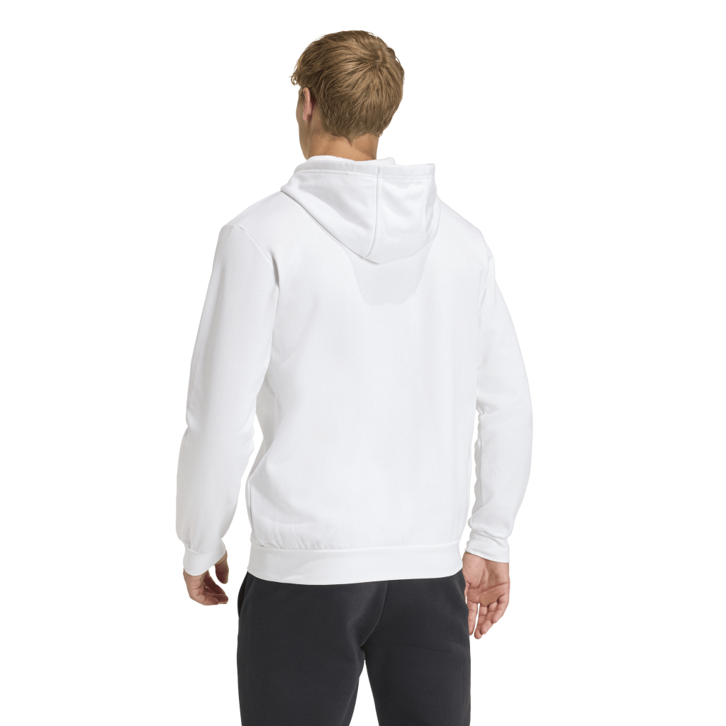 adidas Entrada 26 Fleece Kapuzenjacke weiß 