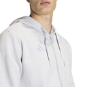 adidas Entrada 26 Fleece Kapuzenjacke grau 