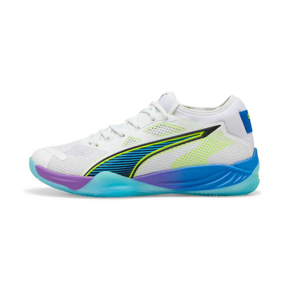 Puma Eliminate NITRO SQD 4 Game On Handballschuhe weiß