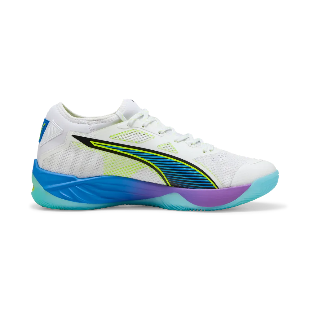 Puma Eliminate NITRO SQD 4 Game On Handballschuhe weiß
