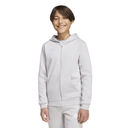 adidas Entrada 26 Fleece Kapuzenjacke grau Kinder