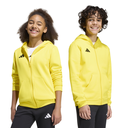 adidas Entrada 26 Fleece Kapuzenjacke gelb Kinder
