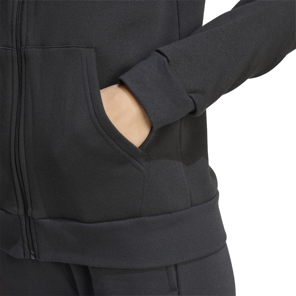 adidas Entrada 26 Fleece Kapuzenjacke schwarz Damen