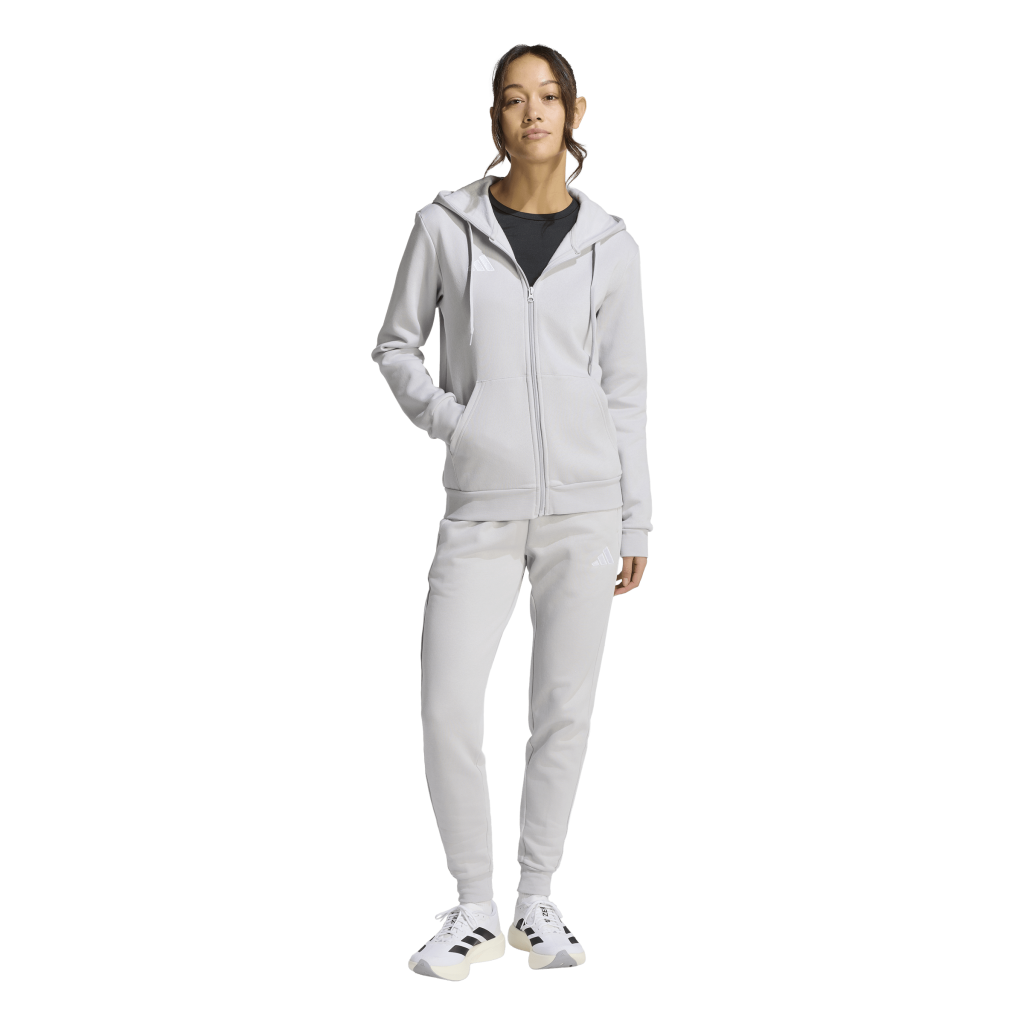 adidas Entrada 26 Fleece Kapuzenjacke grau Damen