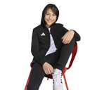 adidas Entrada 26 Fleece Kapuzenjacke schwarz Kinder