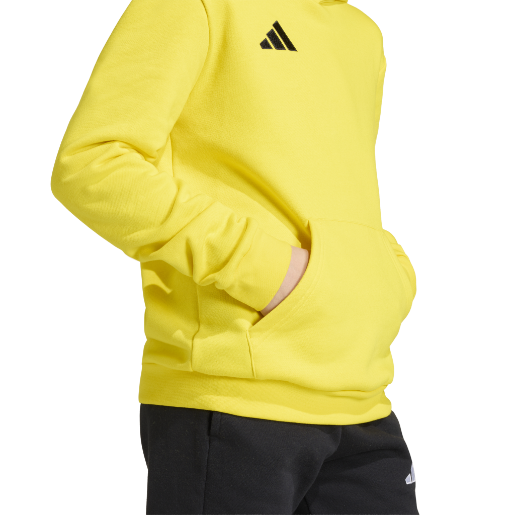  adidas Entrada 26 Kapuzenpullover gelb Kinder