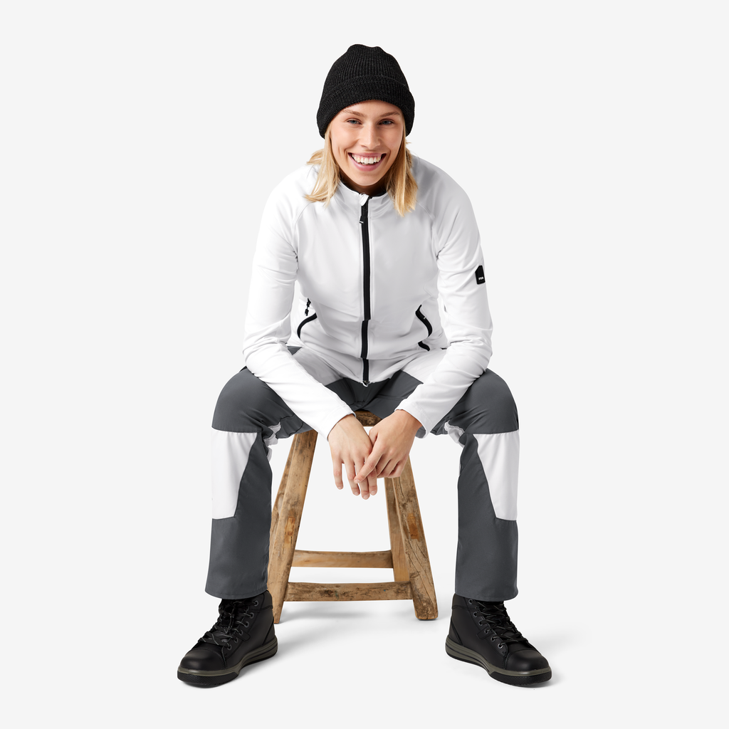 FHB MIO Arbeitshose elastisch weiß