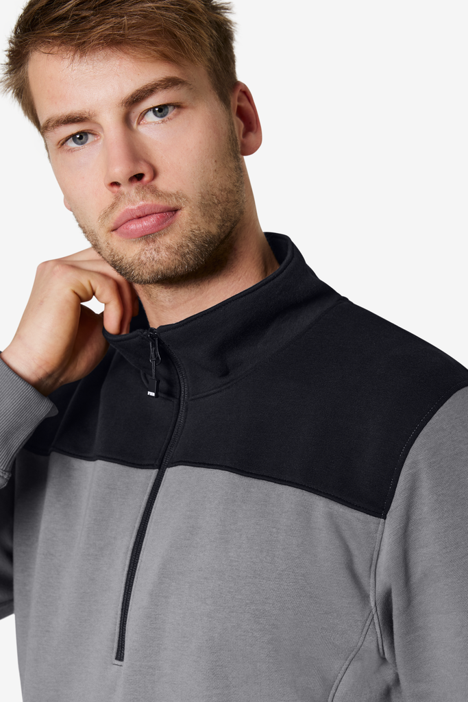 FHB ROB Zip-Sweatshirt unisex grau