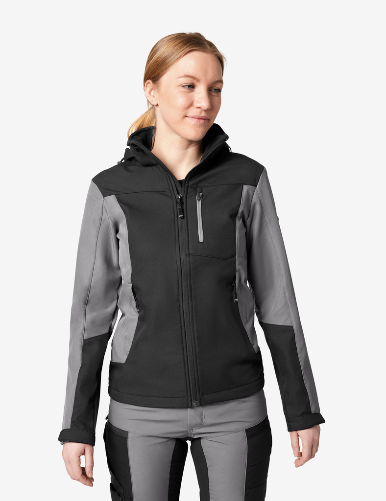 FHB JULIA Softshelljacke Damen grau