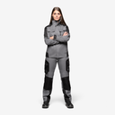 FHB ANDREA Arbeitsjacke Damen grau