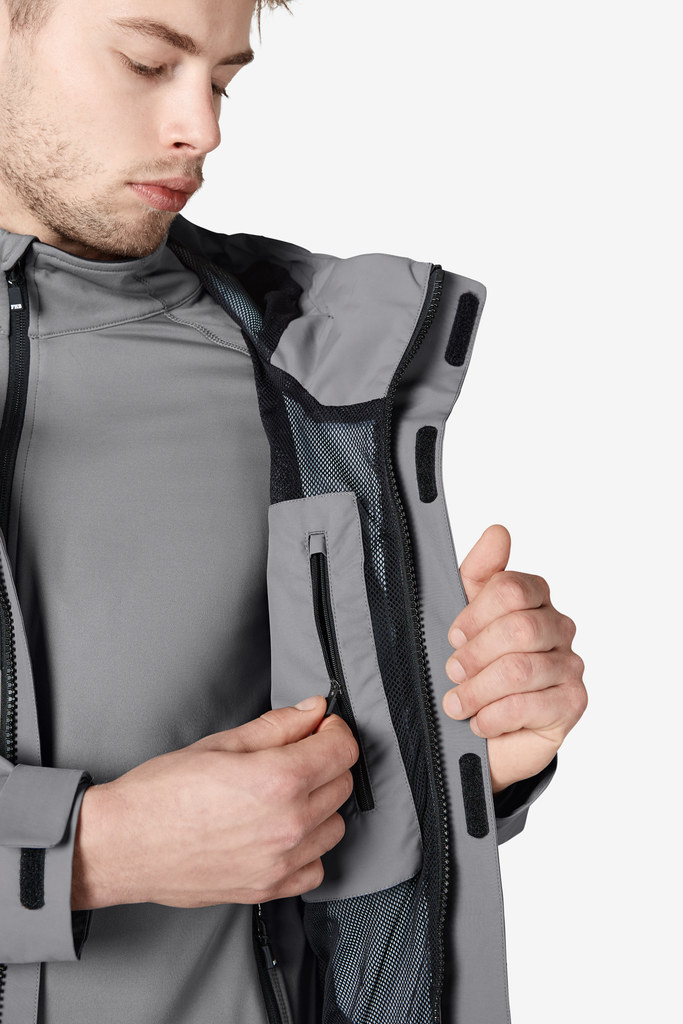 FHB LUCA Hardshelljacke grau