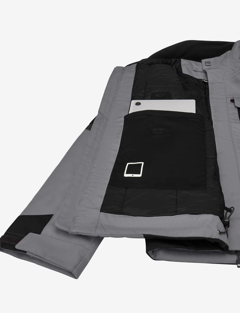 FHB LARS Arbeitsjacke grau