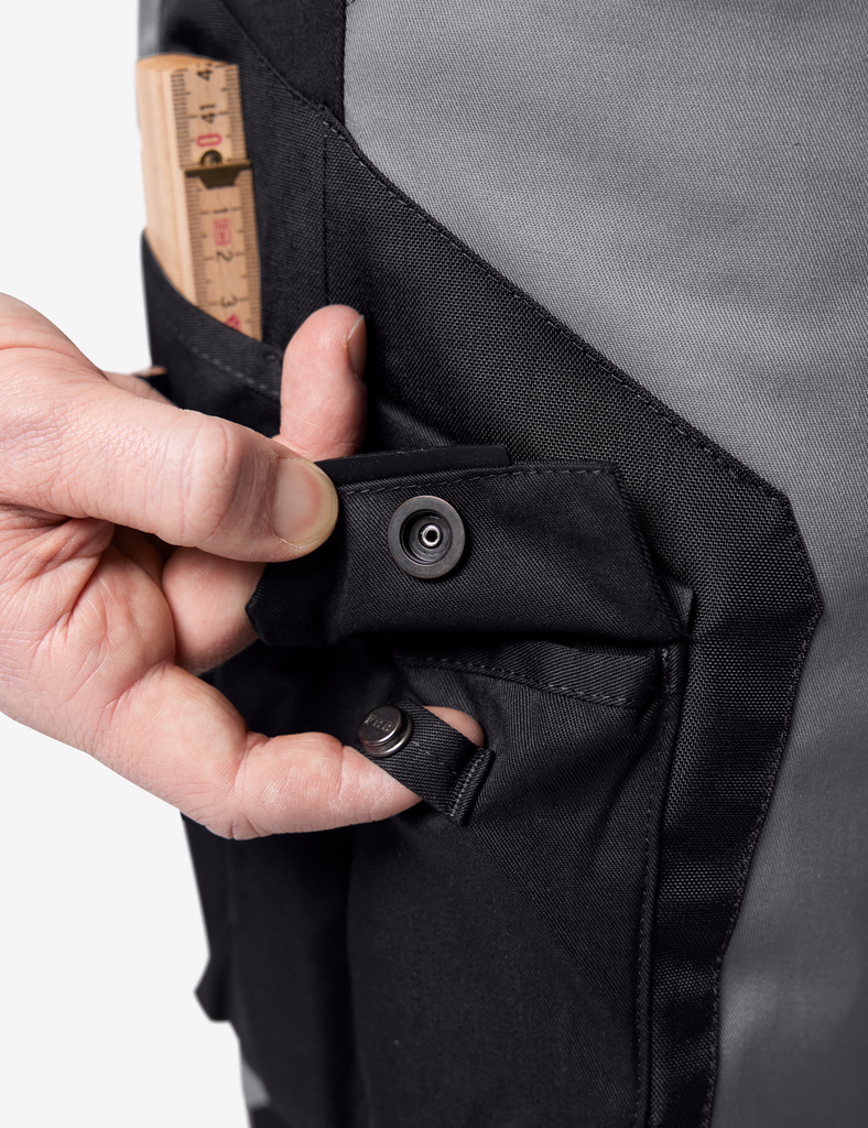 FHB WULF Bermuda Arbeitshose grau