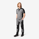 FHB KONRAD Polo-Shirt grau 