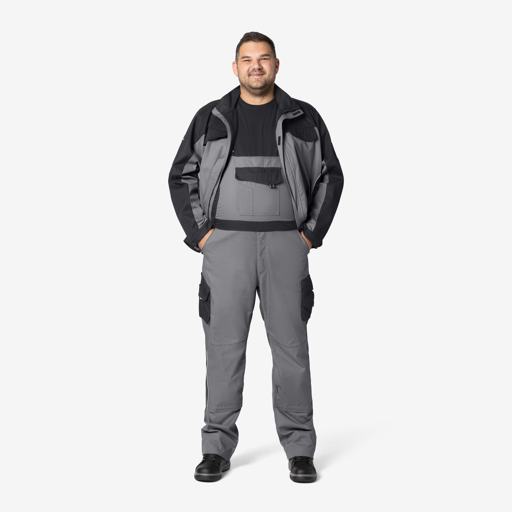 FHB ECKHARD Latzhose grau