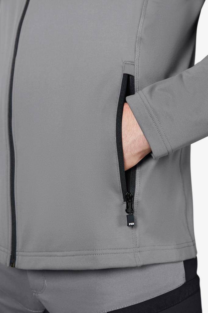 FHB KUNO Fleece-Jacke grau