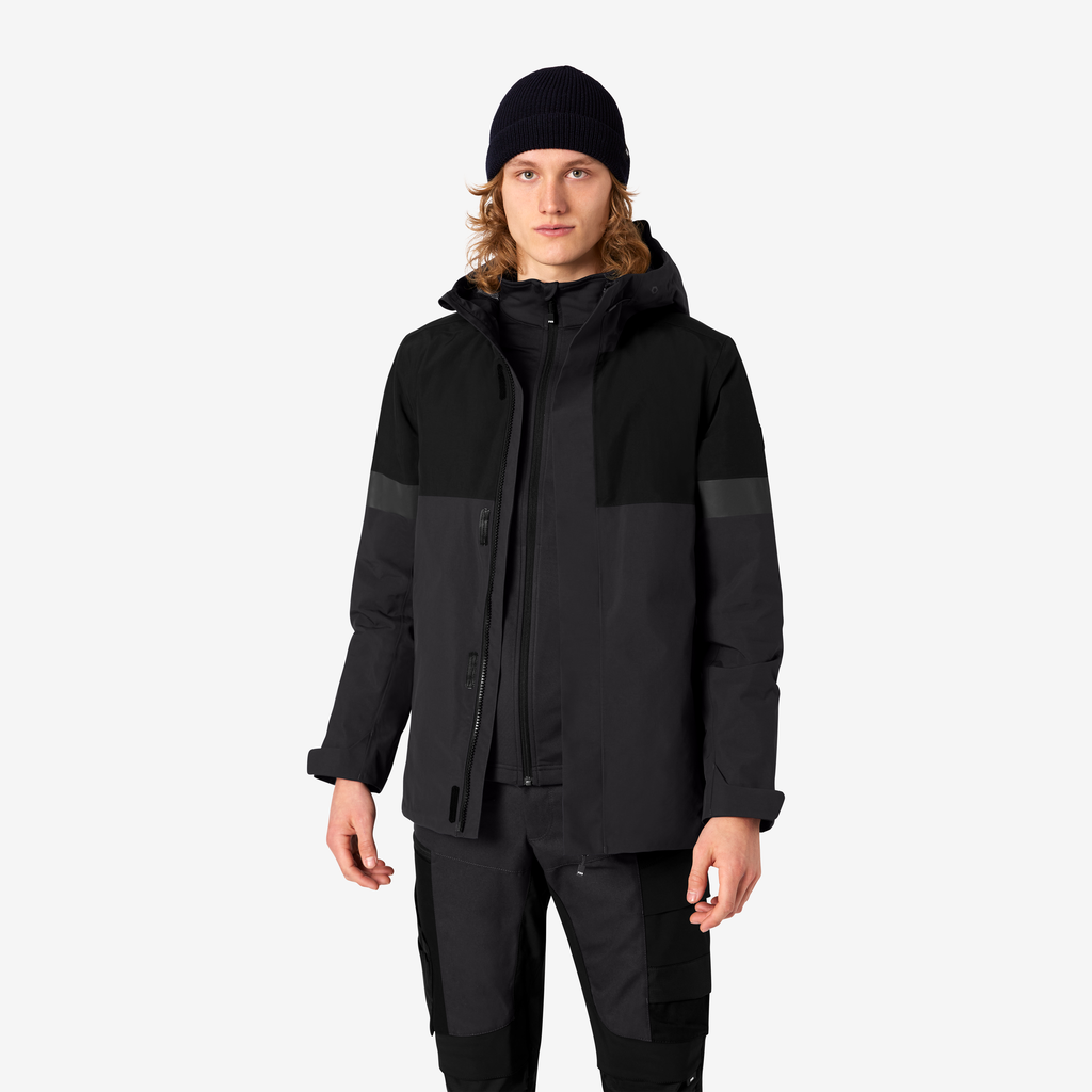 FHB LUCA Hardshelljacke anthrazit