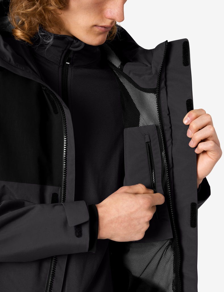 FHB LUCA Hardshelljacke anthrazit