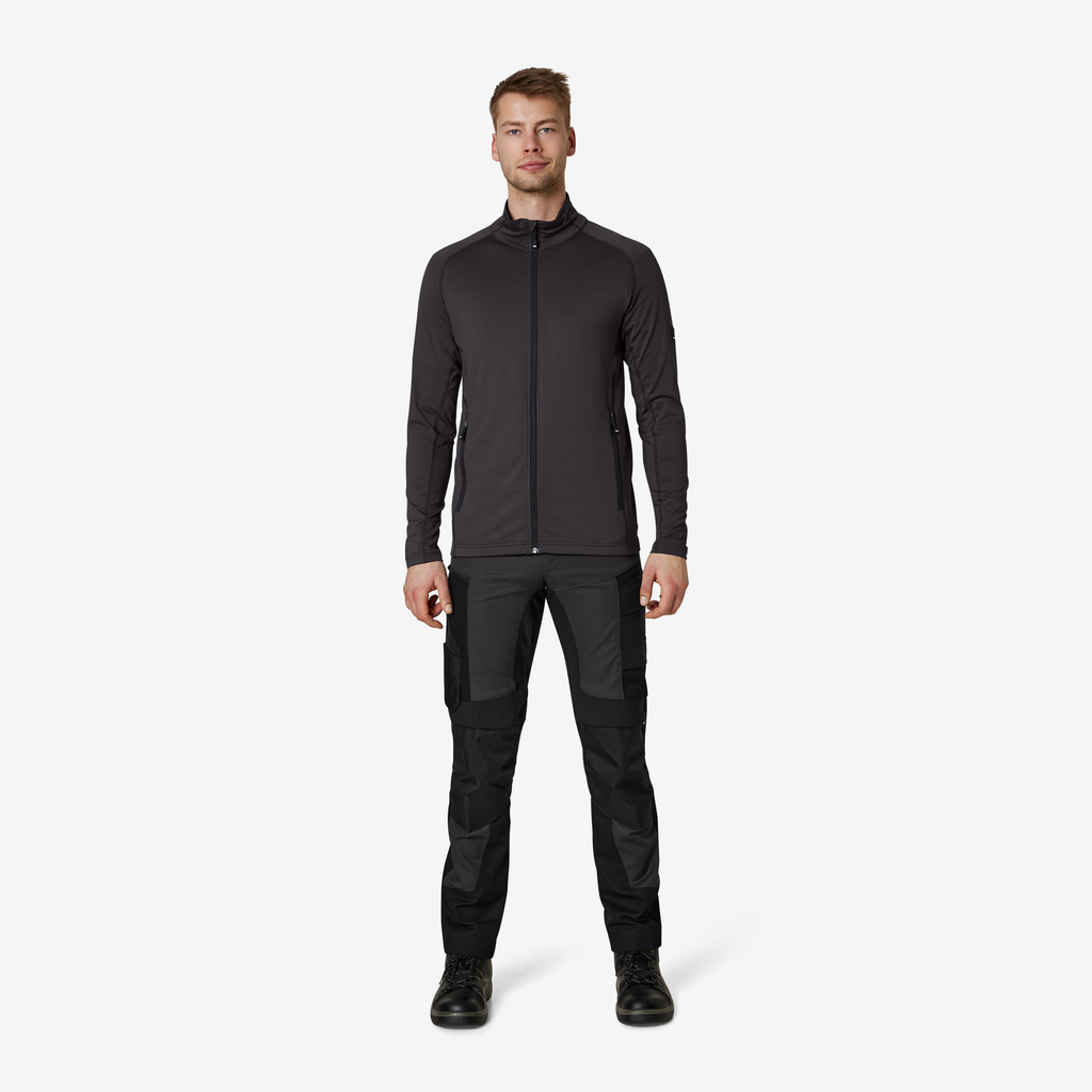 FHB KUNO Fleece-Jacke anthrazit